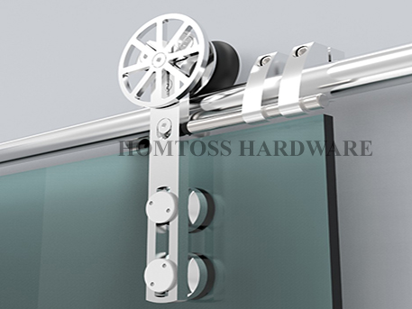 HT-C004 Normal size stainless steel barn door hardware