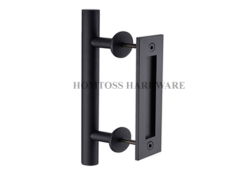 HT-F001 matched handle for carbon steel barn door hardware