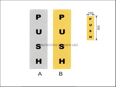 SPN05 Push Sign Plate without handle